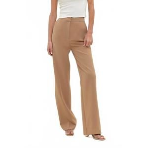 NEW BLU PEPPER high waist straight leg dress pants in camel